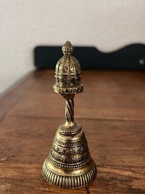 Vintage Brass Roma Vatican Bell Approximately 3 1/2”